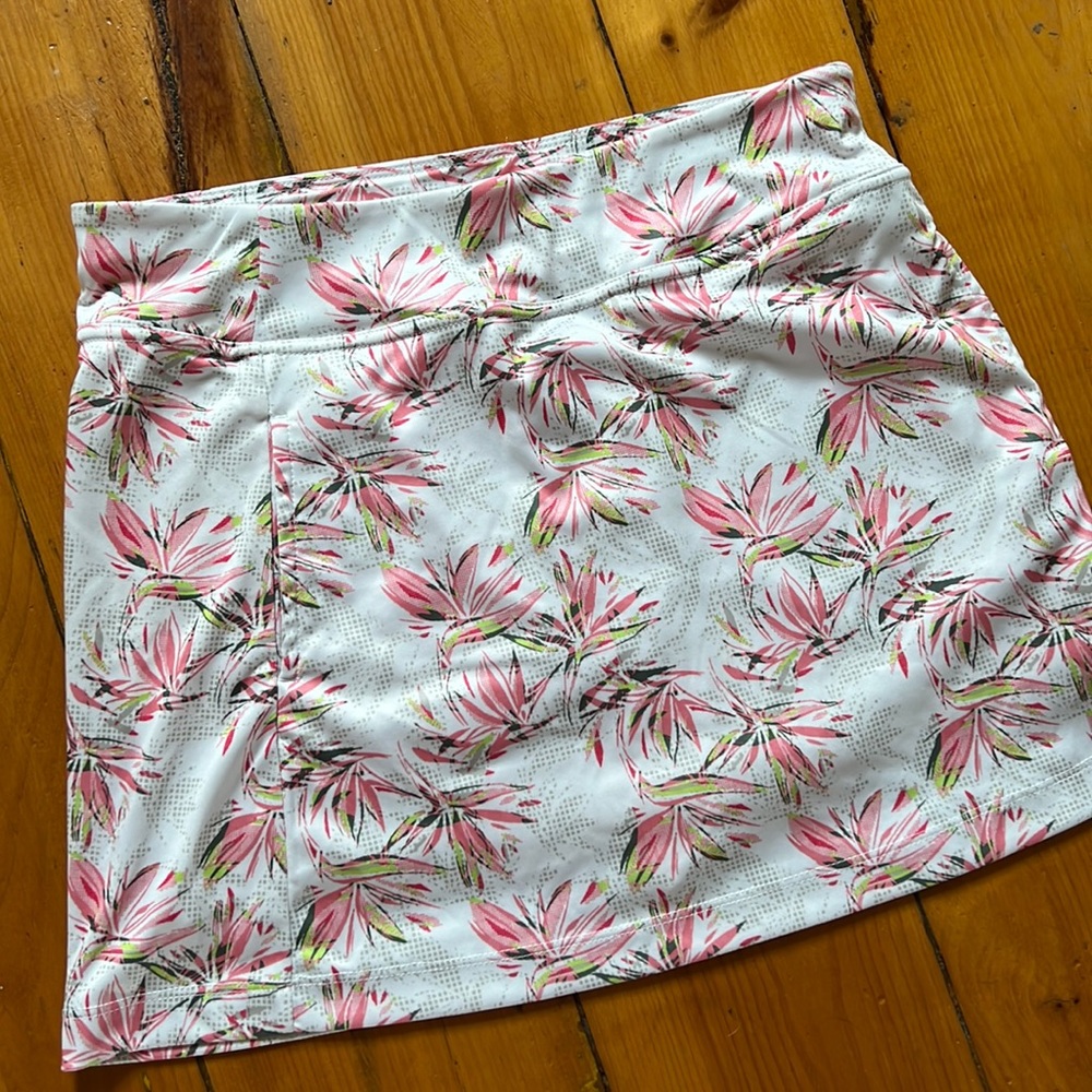 PGA tour floral golf skort